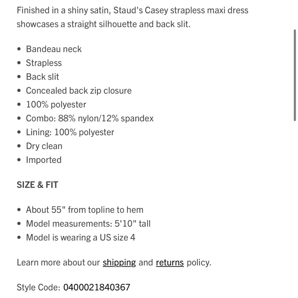 Staud Casey Dress - Picture 2 of 3